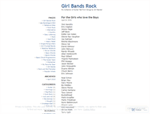 Tablet Screenshot of girlbandsrock.wordpress.com