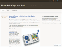 Tablet Screenshot of 1stfisherpricetoys.wordpress.com