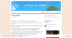 Desktop Screenshot of nevershaken.wordpress.com