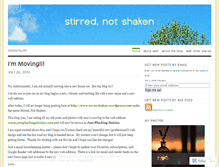 Tablet Screenshot of nevershaken.wordpress.com