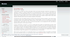 Desktop Screenshot of nicoion.wordpress.com