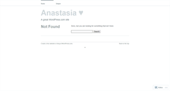 Desktop Screenshot of anastasiapavlovna.wordpress.com