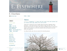 Tablet Screenshot of ethanelsewhere.wordpress.com