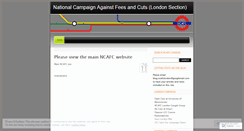 Desktop Screenshot of ncafclondon.wordpress.com