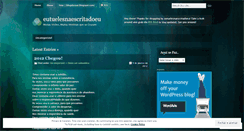 Desktop Screenshot of eutuelesnaescritadoeu.wordpress.com