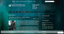 Desktop Screenshot of boardtheplatforms.wordpress.com