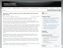 Tablet Screenshot of noticiasdelfutbol.wordpress.com