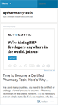 Mobile Screenshot of apharmacytech.wordpress.com
