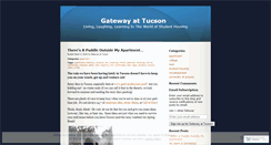 Desktop Screenshot of gatewayattucson.wordpress.com