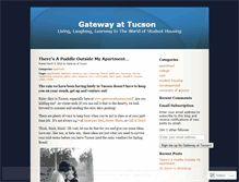 Tablet Screenshot of gatewayattucson.wordpress.com