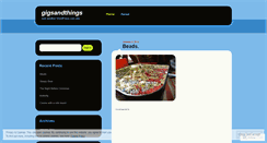 Desktop Screenshot of gigsandthings.wordpress.com