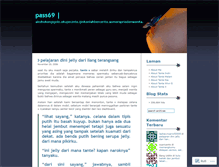 Tablet Screenshot of pass69.wordpress.com