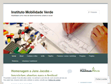 Tablet Screenshot of institutomobilidadeverde.wordpress.com