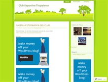Tablet Screenshot of cdtirapalante.wordpress.com