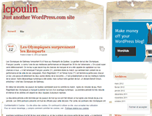 Tablet Screenshot of lcpoulin.wordpress.com