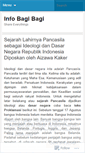 Mobile Screenshot of infobagibagi.wordpress.com