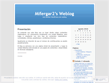 Tablet Screenshot of mifergar2.wordpress.com