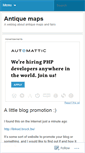 Mobile Screenshot of antiquemaps.wordpress.com