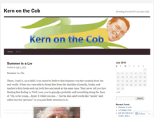 Tablet Screenshot of kernonthecob.wordpress.com