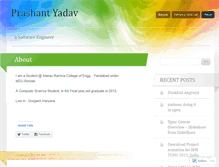 Tablet Screenshot of p4yadav.wordpress.com