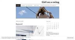 Desktop Screenshot of girlonaswing.wordpress.com