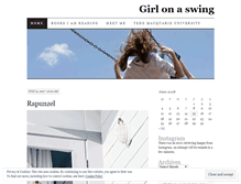 Tablet Screenshot of girlonaswing.wordpress.com