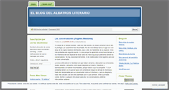 Desktop Screenshot of elalbatrosliterario.wordpress.com