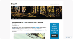 Desktop Screenshot of blogzo.wordpress.com