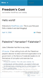 Mobile Screenshot of freedomscost.wordpress.com