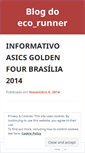 Mobile Screenshot of blogdoecorunner.wordpress.com