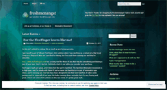 Desktop Screenshot of freshmenangst.wordpress.com