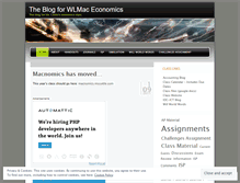 Tablet Screenshot of macnomics.wordpress.com