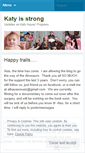 Mobile Screenshot of katyupdate.wordpress.com