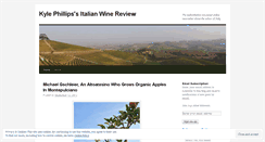 Desktop Screenshot of italianwinereview.wordpress.com