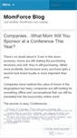 Mobile Screenshot of momforce.wordpress.com