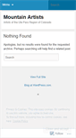 Mobile Screenshot of mountainartists.wordpress.com