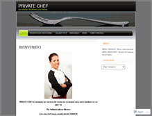Tablet Screenshot of anaisprivatechef.wordpress.com