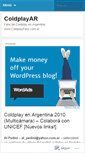 Mobile Screenshot of coldplayar.wordpress.com