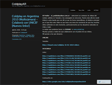 Tablet Screenshot of coldplayar.wordpress.com