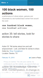 Mobile Screenshot of onehundredactions.wordpress.com