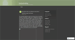 Desktop Screenshot of deadcoachwalking.wordpress.com