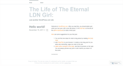 Desktop Screenshot of ldnessa.wordpress.com