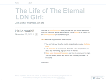 Tablet Screenshot of ldnessa.wordpress.com