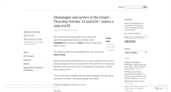 Desktop Screenshot of kingscrossoysterfestival.wordpress.com