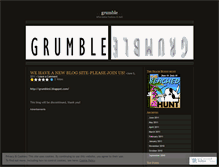 Tablet Screenshot of ggrumble.wordpress.com