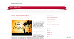 Desktop Screenshot of mommascooking.wordpress.com