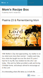 Mobile Screenshot of mommascooking.wordpress.com
