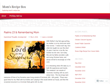 Tablet Screenshot of mommascooking.wordpress.com