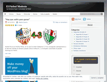 Tablet Screenshot of elfutbolmodesto.wordpress.com