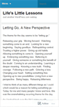 Mobile Screenshot of mylifeslittlelessons.wordpress.com